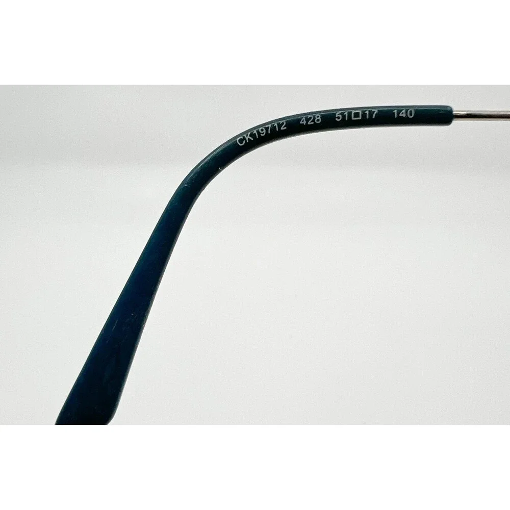 Calvin Klein Eyeglasses Women Blue Green CK19712 428 51-17-140